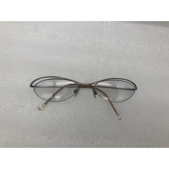INVINCILITES EPSILON 2 183 Light Brown AUTHENTIC EYEGLASSES 49[]18 135 Used - Picture 1 of 12